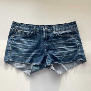 VINTAGE DENIM LOWRISE Y2K BOOTY SHORTS